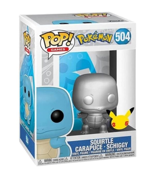 FUNKO -  POKEMON -  SQUIRTLE 504  25TH ANNIVERSARY