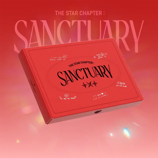 TXT - THE STAR CHAPTER: SANCTUARY (LOVER VER.) RED